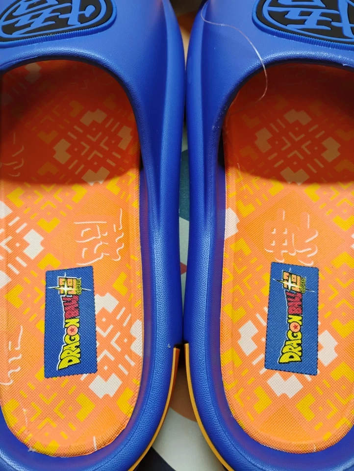 Chanclas Dragon Ball Z Slides para hombre talla 9 azul real molidas GOKU Foto 2 de 4