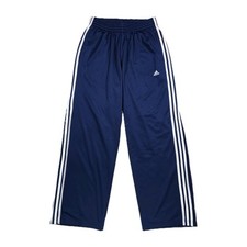 Adidas Sweatpants Men's LARGE Blue Baggy Loose Wide Leg Basketball Y2K 2004