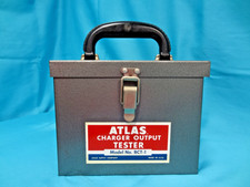 1966, ATLAS Service Station Battery Charger Tester Model BCT-1, in Org.Metal Box