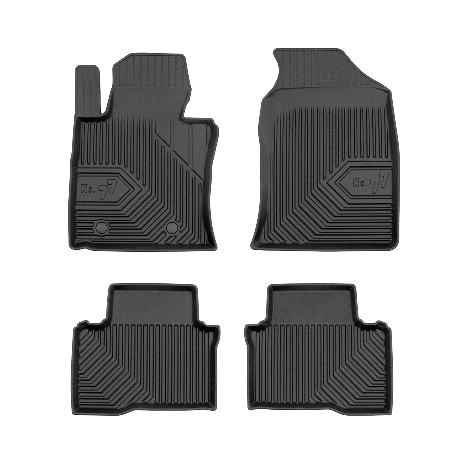Tapis de sol TPE pour SsangYong Tivoli 2015-2023 noir étanche 4 pièces