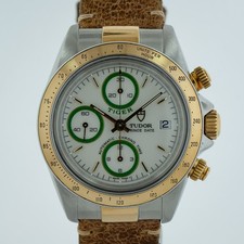 Tudor Prince Date Tiger Woods, Ref 79263P, Mens, Stainless Steel & Gold, Leather