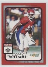 2001 Score Rookie Trump Card Eddie Williams Boo Williams #300 Rookie RC 2xd. rookie card picture