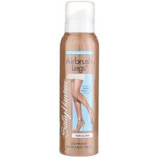2 Pack Sally Hansen Airbrush Legs Spray-On, Tan Glow 3703-03, Water Resistant...