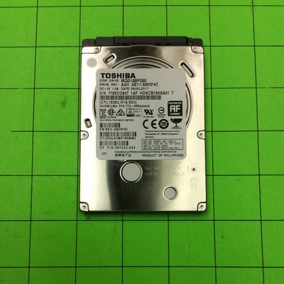Laptop Computer Toshiba MQ01ABF050 697243-003 500GB SATA Hard Disk Drive