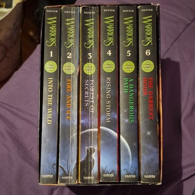 Erin Hunter Warriors: The Prophecies Begin Box Set (Books 1-6) Fantasy Ages 9-12