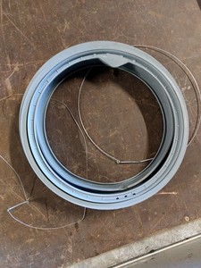 Türmanschette Privileg Whirlpool Waschmaschine 488000515844 Türdichtung Gummi