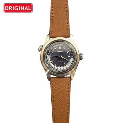 MERKUR Automatic Pilot Style World Time Blue Men's Watch LW91B