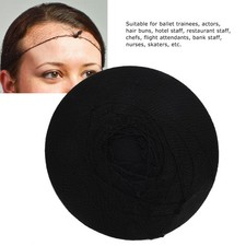 Black 144 Hairnets Lightweight Breathable Hair Mesh For Work Home