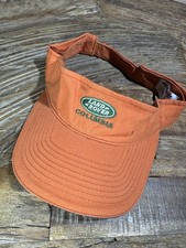 Land Rover Orange Green Dealer Luxury Vehicles Logo Visor Hat Adult Adjustable