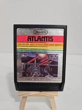 ATLANTIS (Atari 2600) Game Cartridge by IMAGIC 1982 Tested Works AUTHENTIC