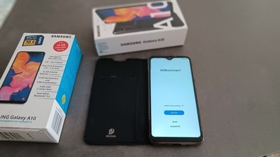 Samsung Galaxy A10 - 32GB - Schwarz (Ohne Simlock) (Dual-SIM) OVP