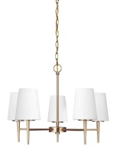 Sea Gull Lighting 3140405-848 Five 3140405-848-Five Light Chandelier, Satin