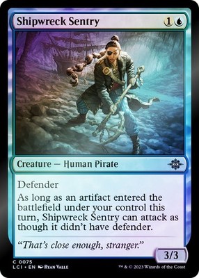 Shipwreck Sentry Common LCI #75 Near Mint FOIL