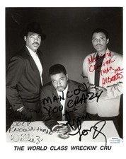 The World Class Wreckin' Cru Signed Autographed 8x10 Promo Photo