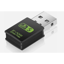 USB WiFi Bluetooth Adapter 600Mbps Dual Band 5GHz Wireless Network Receiver PC