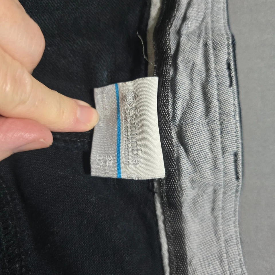 Columbia Jeans Mens 34x32 Black Denim Straight Fit Outdoor Hiking workwear - Image 4 of 4