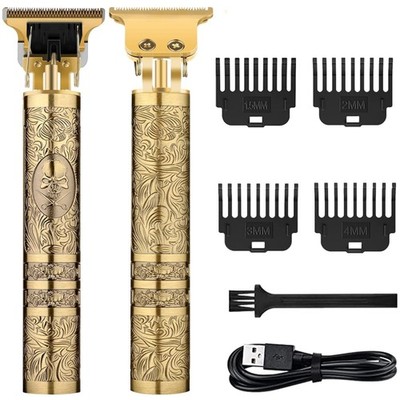 Wiederaufladbarer Haarschneider mit T-Klingen, USB-Schnellladung, , für Herre...
