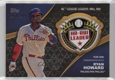 2023 Series 2 Crowning Achievements Commemorative Black Ryan Howard Patch 0q26