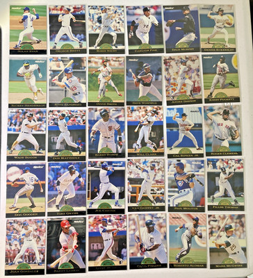 1993 Pinnacle Cooperstown Card Collection Complete 30 Card Set
