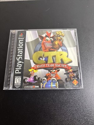 Crash Team Racing CTR Sony PlayStation PS1 Complete CIB Black Label Tested