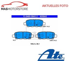 SATZ BREMSBELÄGE BREMSKLÖTZE HINTEN ATE 130460-58432 P FÜR INFINITI QX60 3.5L