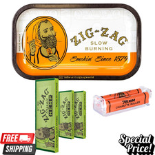 ZIG-ZAG Rolling Bundle   Zig Zag Organic 1 1/4 Rolling Papers  78mm Roller