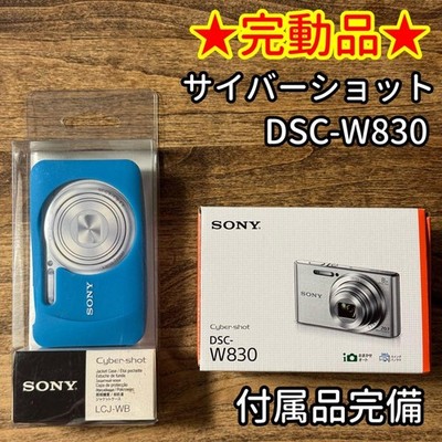 Cybershot DSC-W830 ジャンク品 Sony Cyber-shot DSC-W830 Compact Camera Silver with Blue