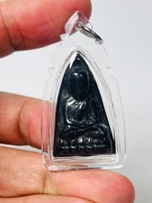 Magic Phra LP THUAD TUAD Leklai Lp Huan Thai Buddha Amulet Blue Lek lai pendant