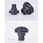 Reliable Flow Control with Grey PVC Faucet Valve Fitting Adapter for Aquariums