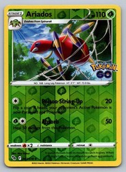 Ariados 007/078 Pokemon GO Reverse Holo Uncommon