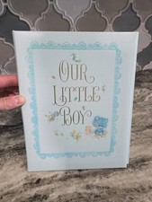 Vintage Retro Our Little Boy Baby Album Hallmark Lois Jackson Memories Keepsake
