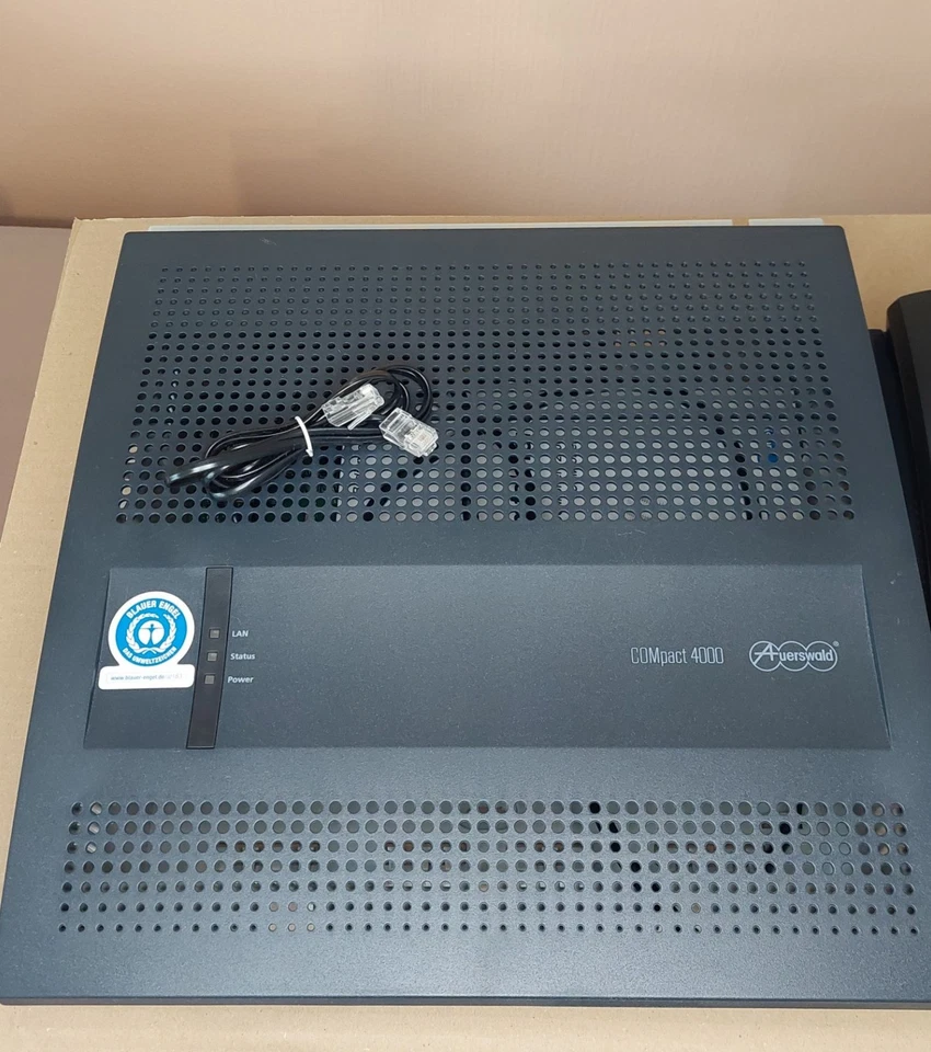 Auerswald COMpact 4000 ITK-System VoIP ISDN mit Systemtelefon COMfortel 1500 - Bild 3 von 4