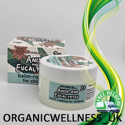 Aroma' Saules Balsam-reiben für Kinder ''mit Anis und Eukalyptus 2+'', 45 ml.