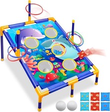 Gioco 3 in 1 Bean Bag Toss Family-Friendly - Divertimento sicuro e durevole per bambini piccoli