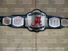 Alabama American Team Champions Championship Belt 2mm brass- US Tariff Included