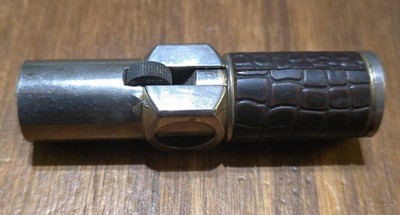 Rare Vintage Nimrod Pipeliter Executive Sliding Lighter USA Made Untested