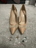 Carvela Cash Women Stiletto Nude  Cut Out heels Shoe Uk Size 8/41