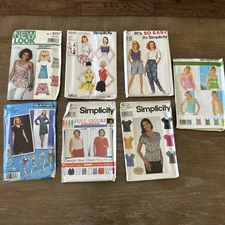 Simplicity Sewing Pattern Women's Uncut, Lot Of 7