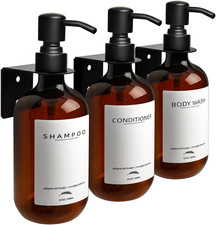 Shampoo Dispenser for Shower Wall Mount, No Drill Shampoo