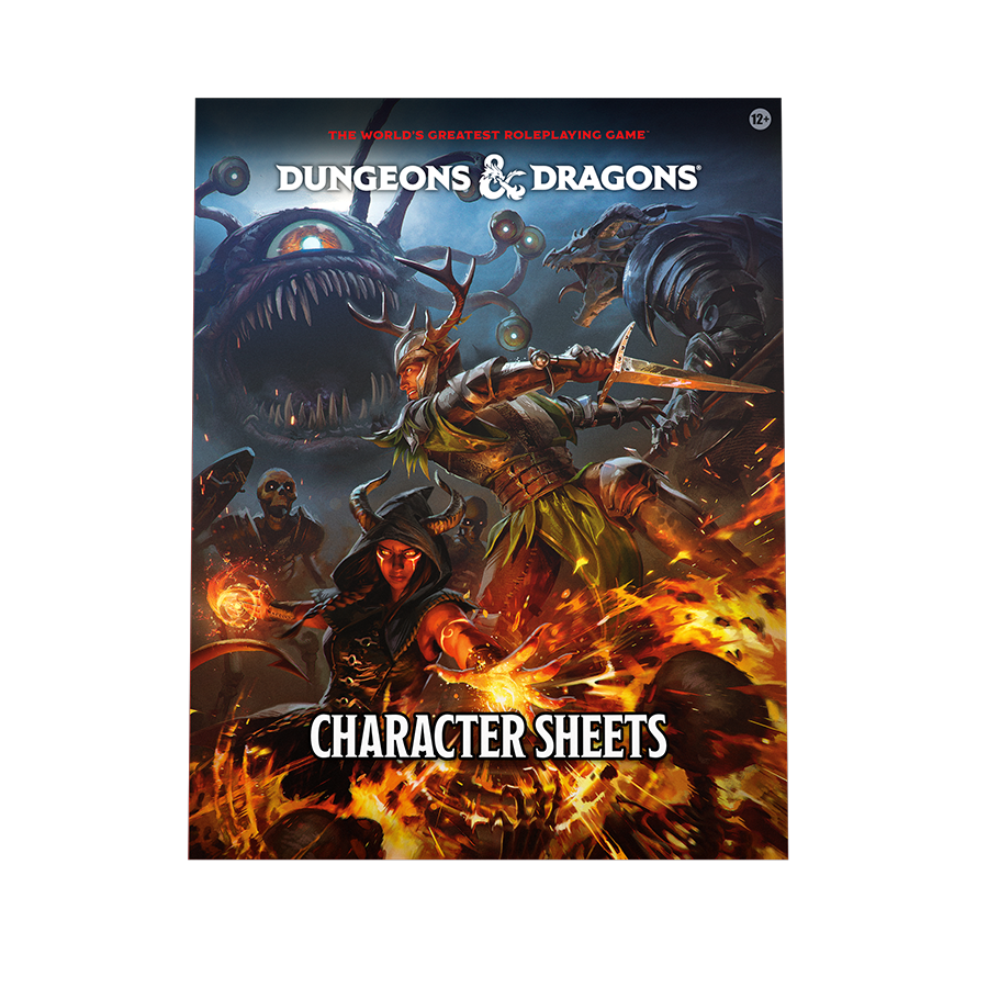 Dungeons & Dragons Character Sheets 2024 D&D RPG