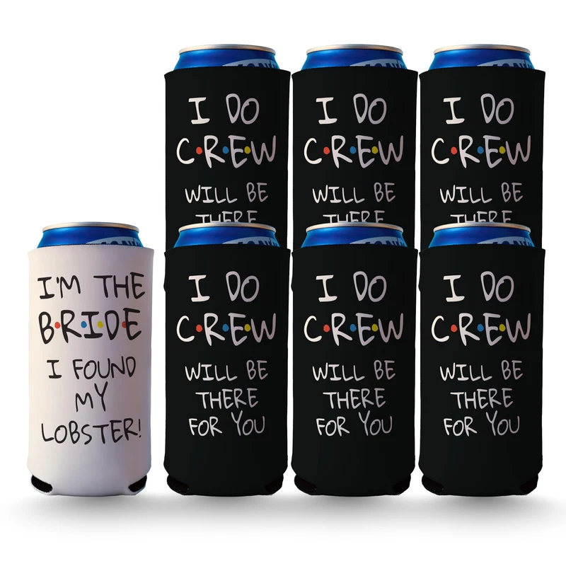 Victorystore Slim Can Coolers Bachelorette Slim Can Coolers Found My Lobster