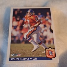 Fleer 1992 John Elway #94 Denver Broncos Football Card Base Set