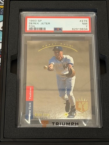 1993 SP #279 DEREK JETER RC ROOKIE FOIL PSA 7
