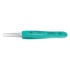 Excelta Tweezer,Flat,5-1/4 in. L,SS 2A-SA-ET Excelta 2A-SA-ET 662847002212