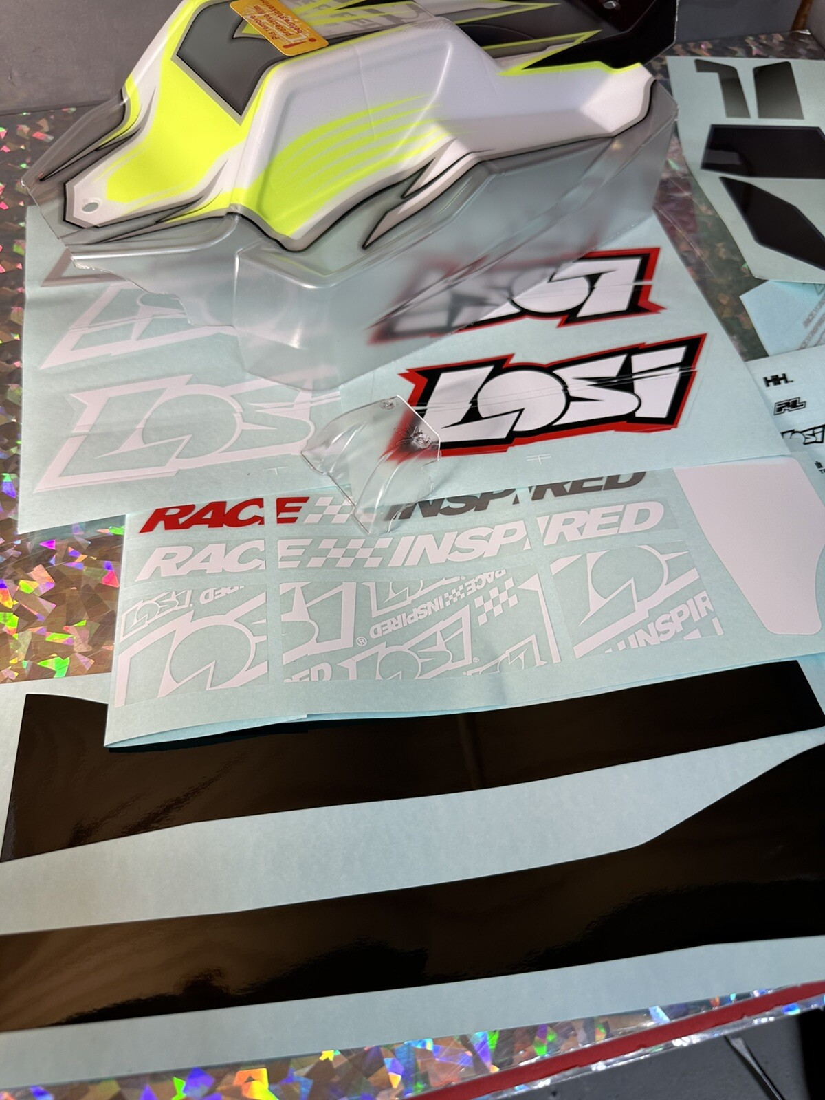 Losi 8ight XE Body 8XE RTR eight buggy shell cover 1/8 Clear Graphics 1248