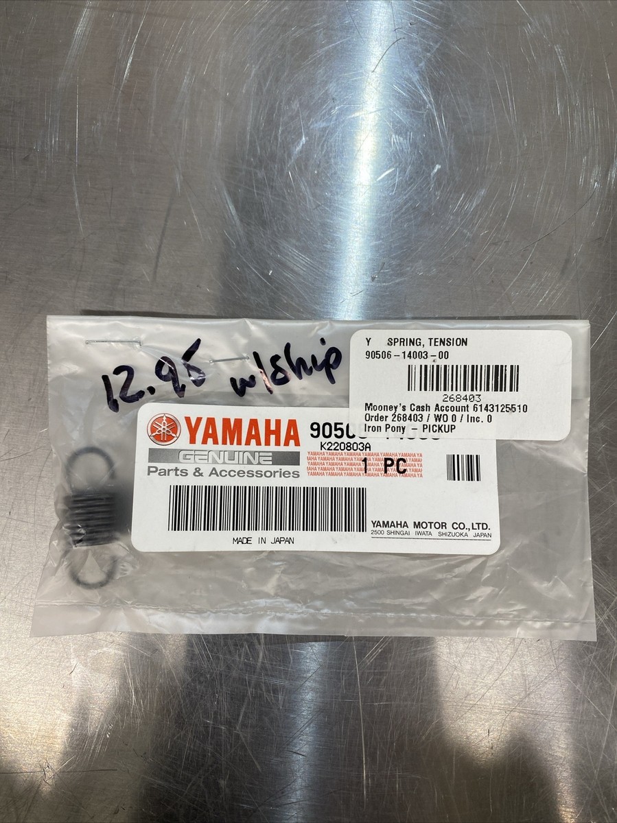 MAー1 90506-14003 YAMAHA SPRING NEW OEM | eBay