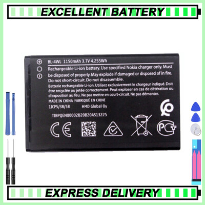 1150mAh BL-4UL / BL-4WL Repalcement Battery For Nokia Asha 225 230 3310 Asha 500