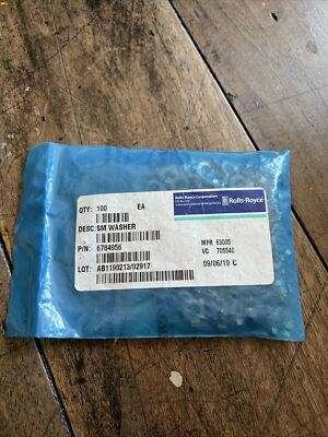 #ad Rolls Royce Washer Key Steel 6784956 QTY 100 $1500.00
