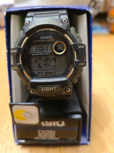 Casio Mud Reset 100m Water Resistant Vibration Alert for sale online | eBay