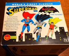 Bud Collyer Superman With Batman & Robin On Radio Smithsonian 5 CD BOX SET